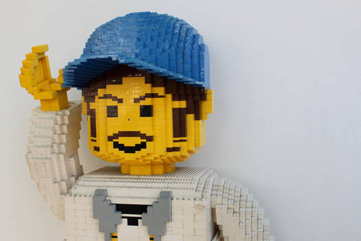 Ay, Mr Lego Man.