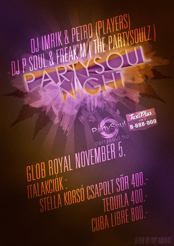 PartySoul Night Flyer