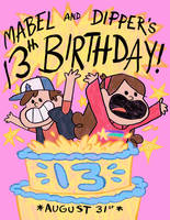 Mabel and Dipper's 13th Birthday! - Gravity Falls