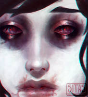 Infected eyes