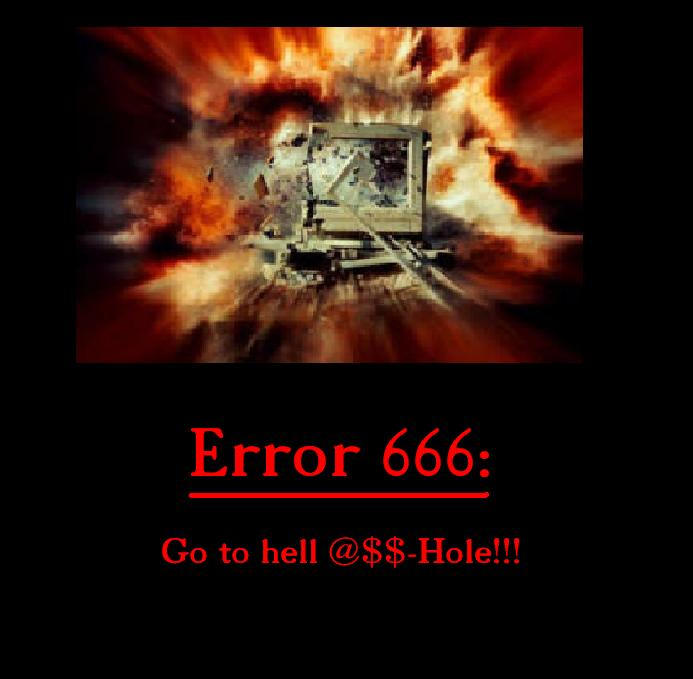 Error 666 by psychoslug on DeviantArt
