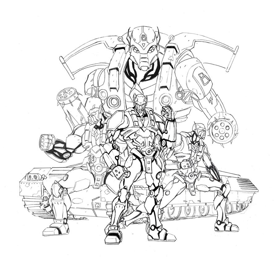 Iron Cops - Lineart