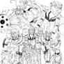 Iron Cops cover lineart