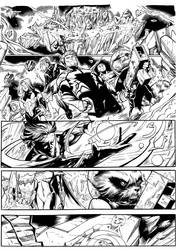 Guardians of the Galaxy sample page#1 inks