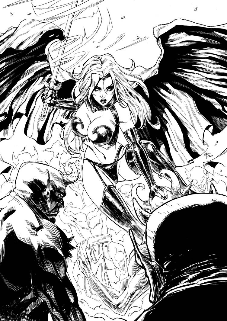 Lady Death Tribute (2020) by xavor85
