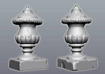 Urn - High Poly Sculpt