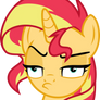 Sunset's pretty face