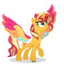 Rainbow Wings Sunset Shimmer