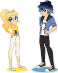 EqG/Miraculous - Chloe and Luka by Orin331