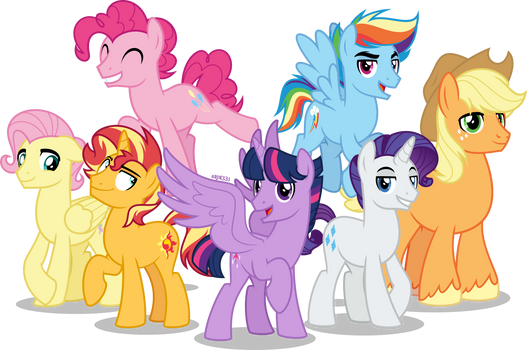 The Male Mane 7