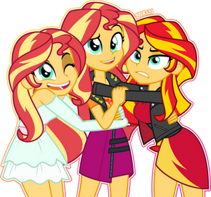 Sunset Shimmer Day - Triple Shim