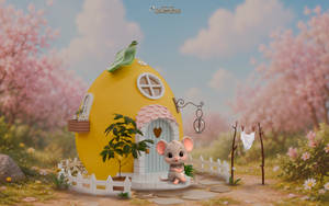 Cozy Lemon Cottage or Summer Morning