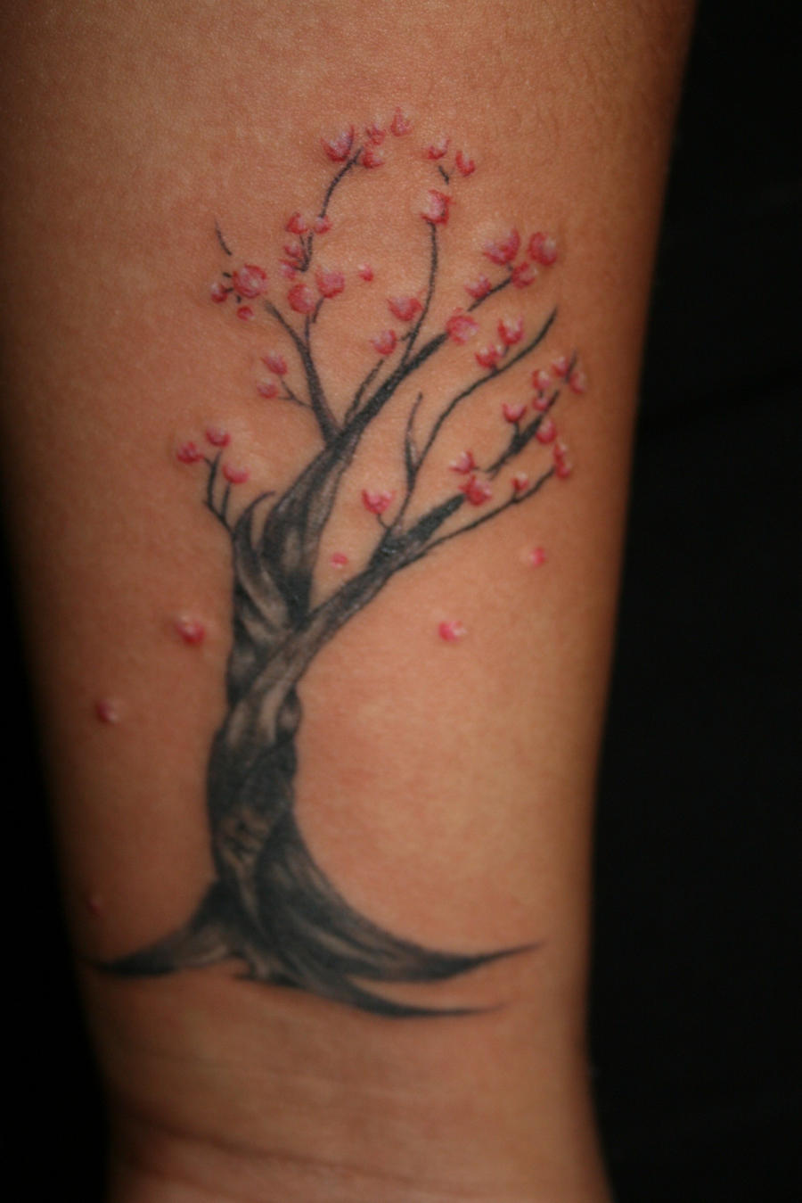 Cherry Blossom Tree on Wrist