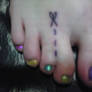 Webbed Toe Tattoo