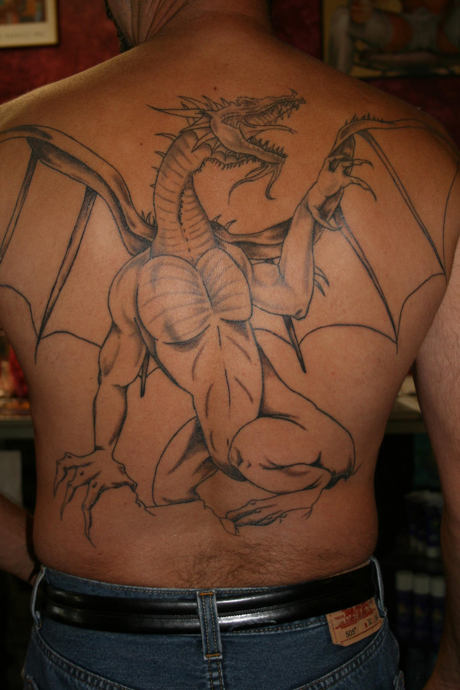 Dragon back piece