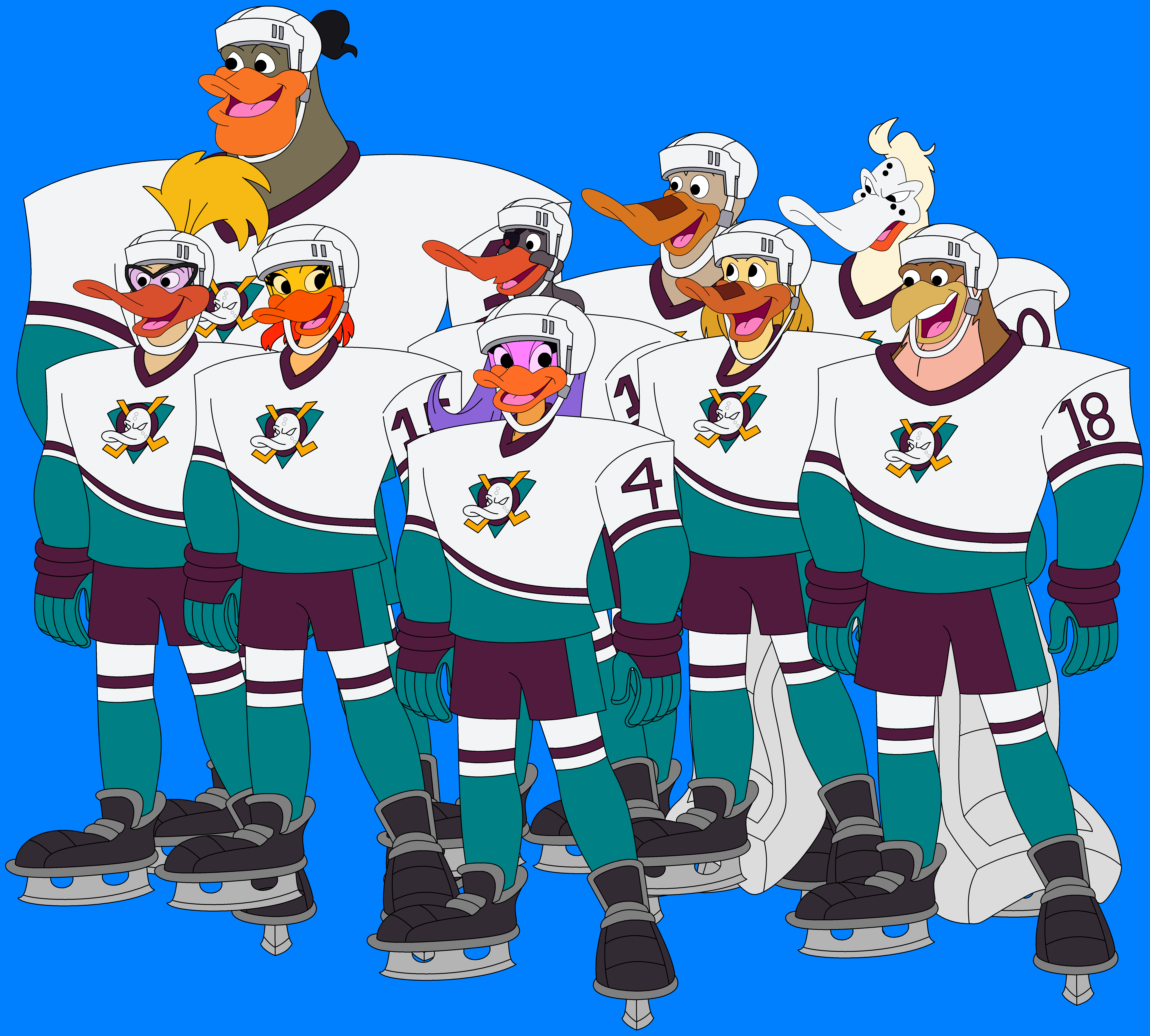 ArtStation - D1: The Mighty Ducks