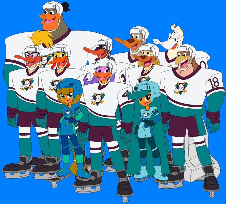 The Mighty Ducks In Their Hockey Gear by HannahBro on DeviantArt