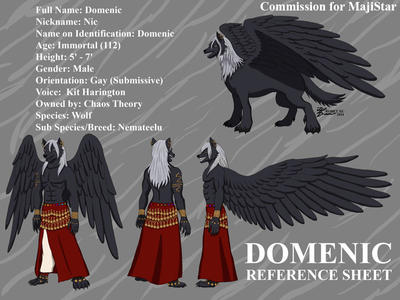 COM : Domenic Reference Sheet