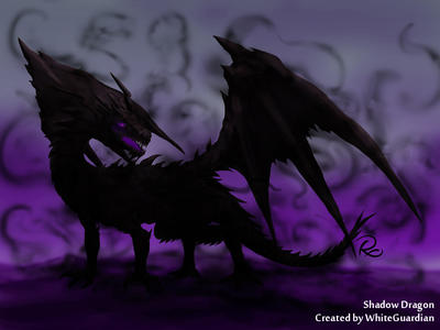 Shadow Dragon by whiteguardian on DeviantArt