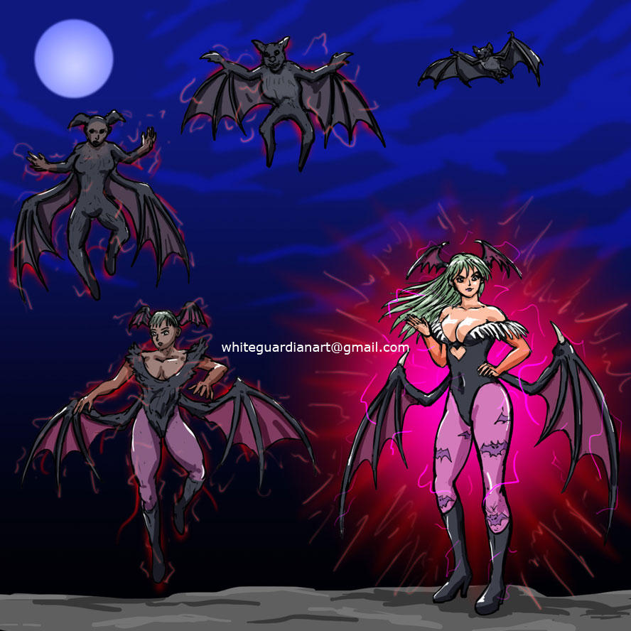 Bat become Morrigan Aensland TF