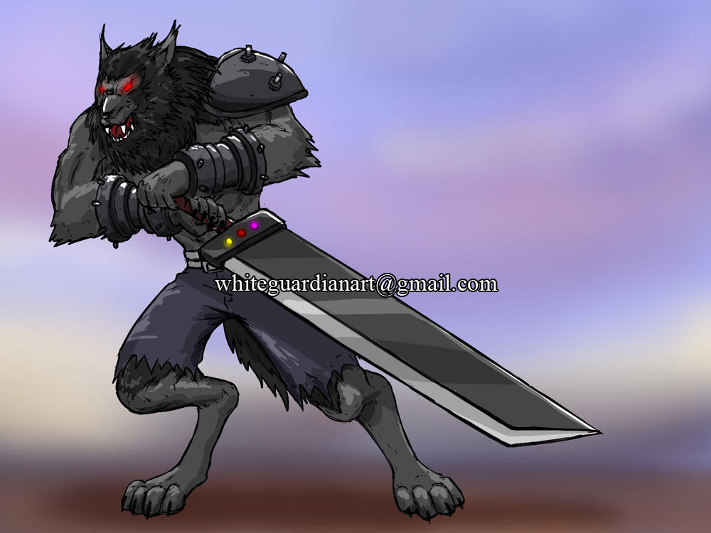 Werewolf Cloud Strife by whiteguardian on DeviantArt