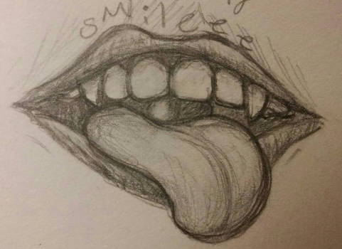 Mouth Sketching Practice. 