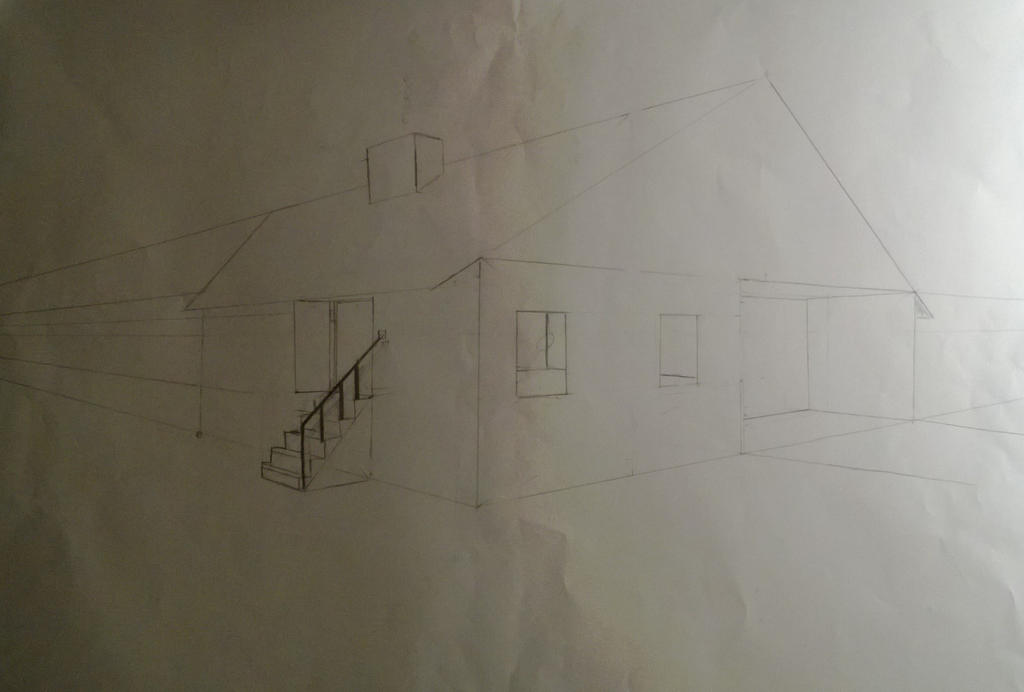 Outdoor 2 point perspective by Kaschubert009 on DeviantArt