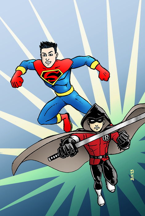 Superboy and Robin - The Super Sons