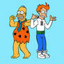 Homer and Fry