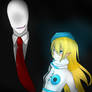 Request: elf Aino and Slenderman