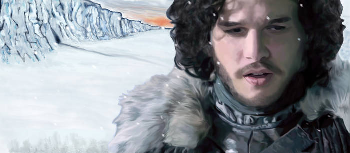 Jon Snow And The Wall Game of Thrones