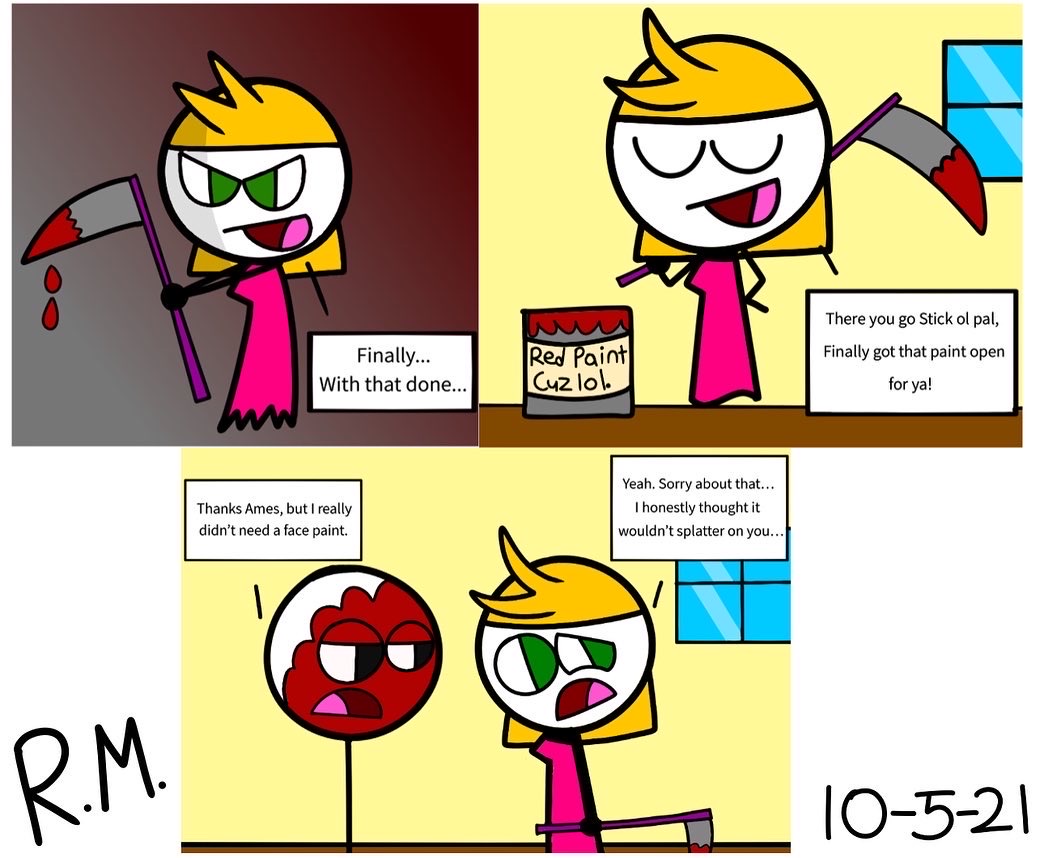 Stick-Riot: Scythe Troubles by fizzyrizzDA on DeviantArt