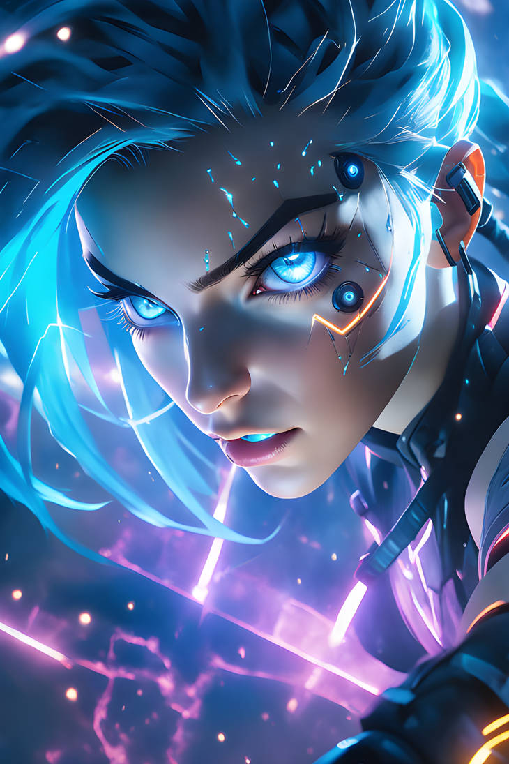 Arcane Jinx portrait by bili24681012 on DeviantArt