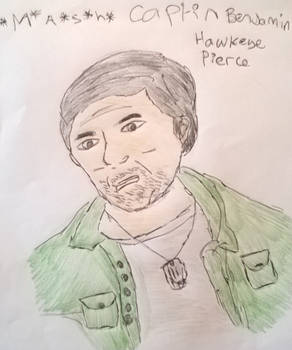 captain Benjamin (hawkeye) Franklin pierce