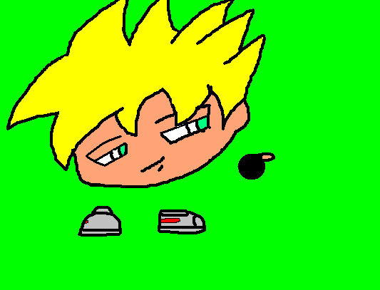 super saiyan dave:with paint