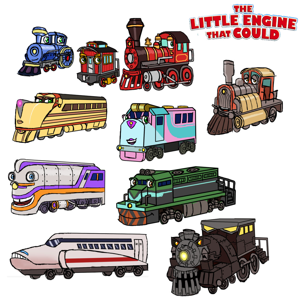 The Little Engine That Could 2011 Nightmare Train The Little Engine That Could 2011 Engine Drawings by ArtofWak on DeviantArt
