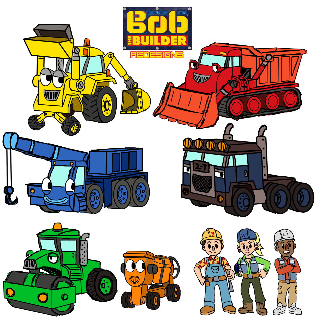 Bob the Builder 2015 Redesigns by ArtofWak on DeviantArt