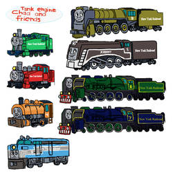 Tank Engine Chad And Friends Redesigns