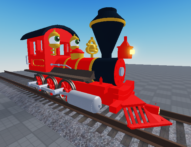 Shelbert the Red Engine (Roblox Model) by ArtofWak on DeviantArt