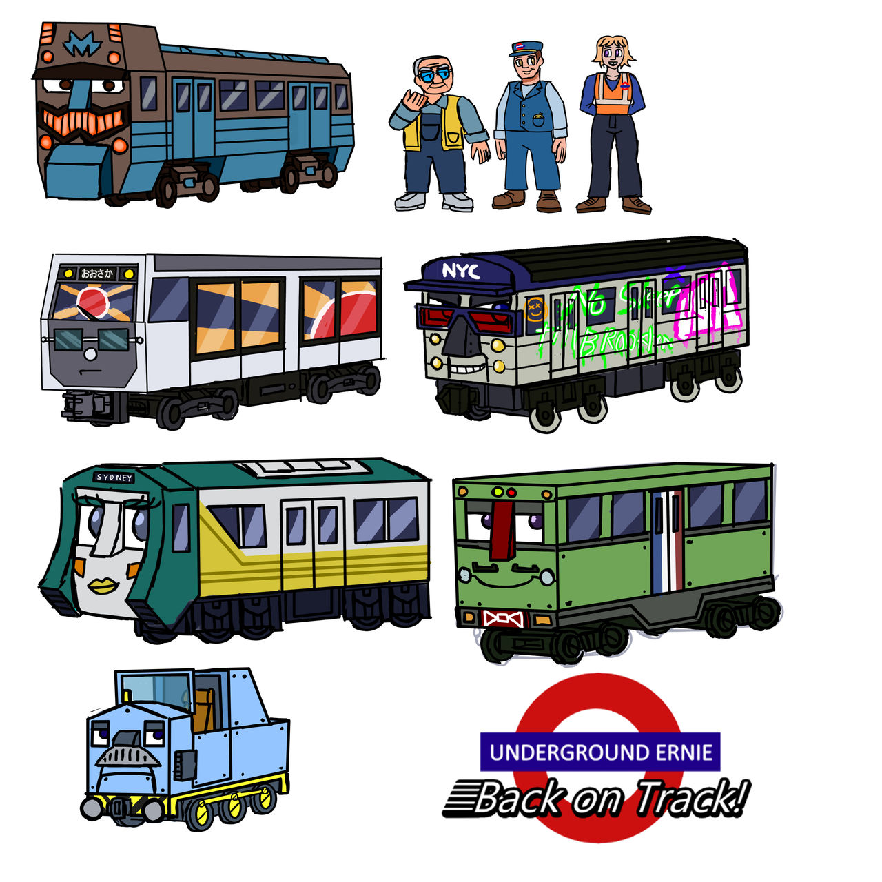 Underground Ernie Redesigns (Part 2) by ArtofWak on DeviantArt