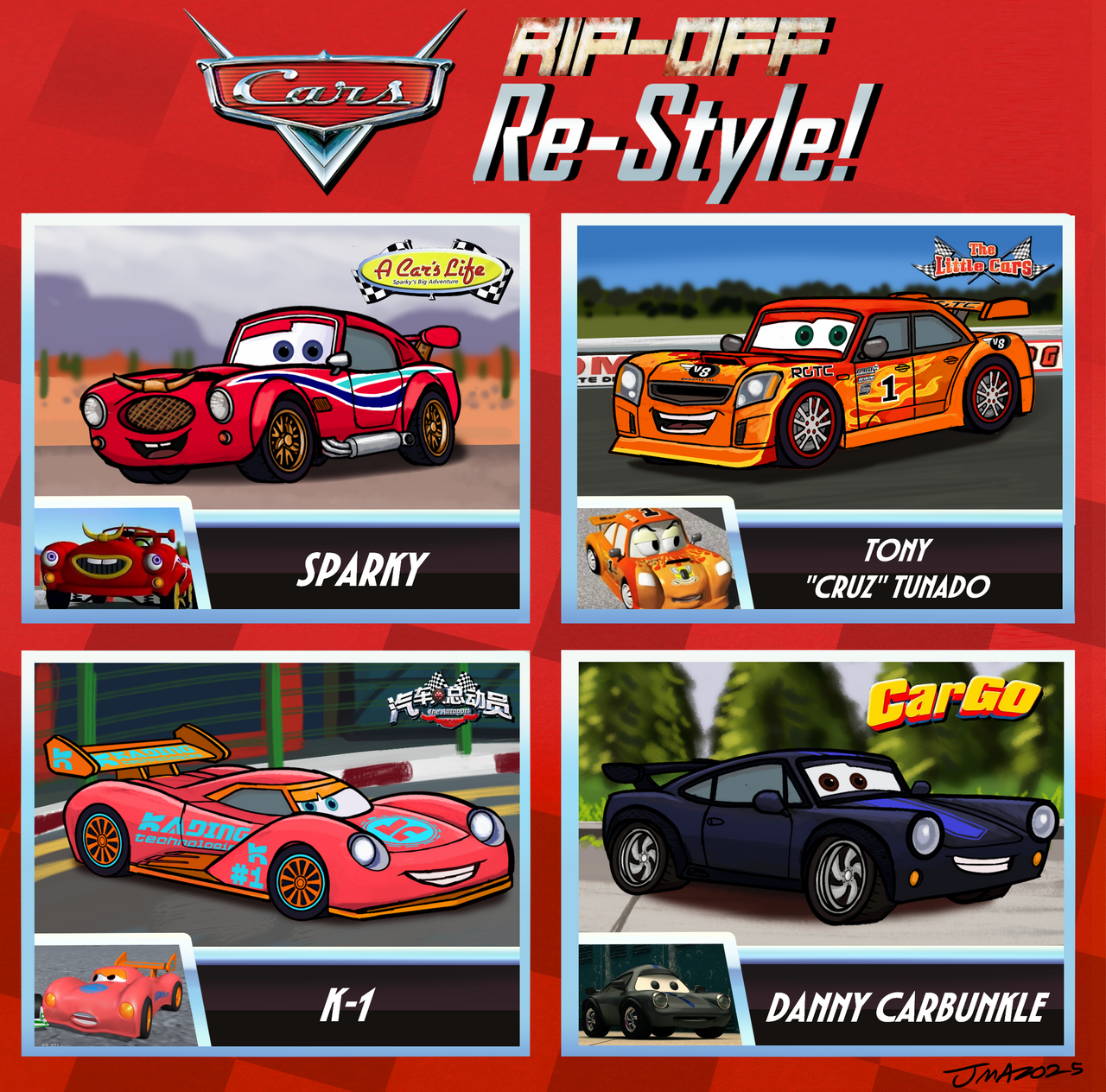 Cars Rip-Off Re-Style! (Part 1) by ArtofWak on DeviantArt