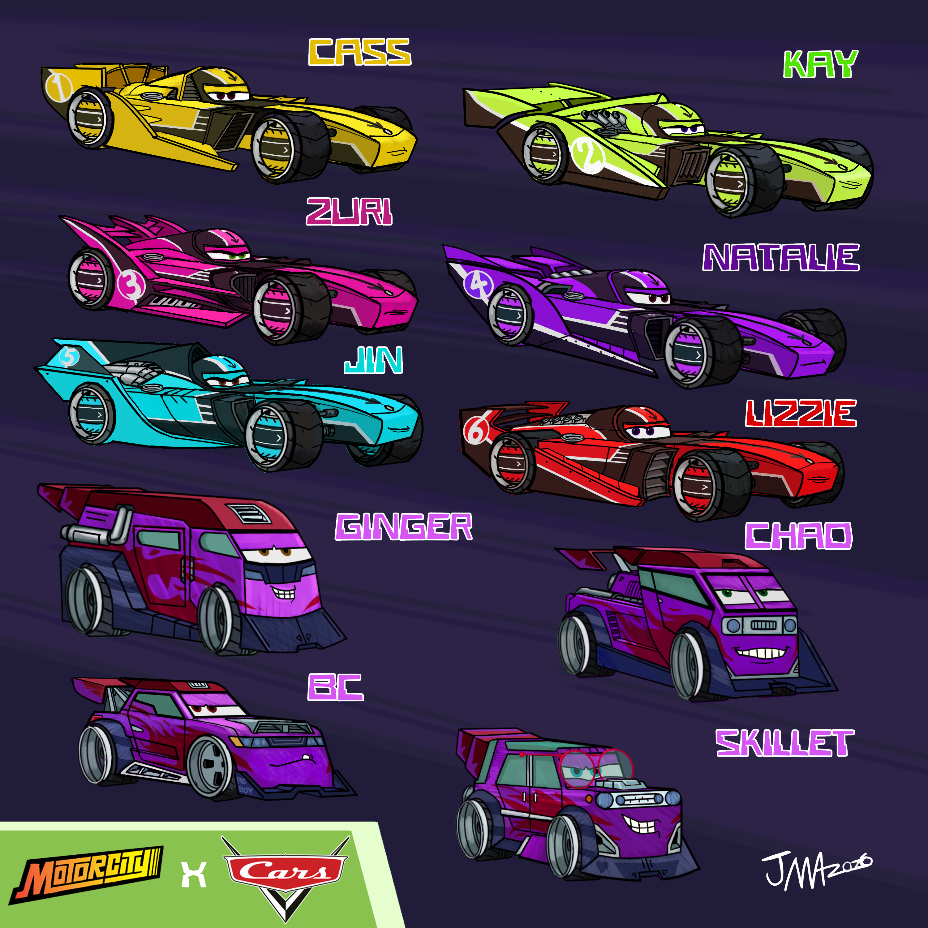 Deviantart Cars Disney's Motorcity X Cars (5) by ArtofWak on DeviantArt