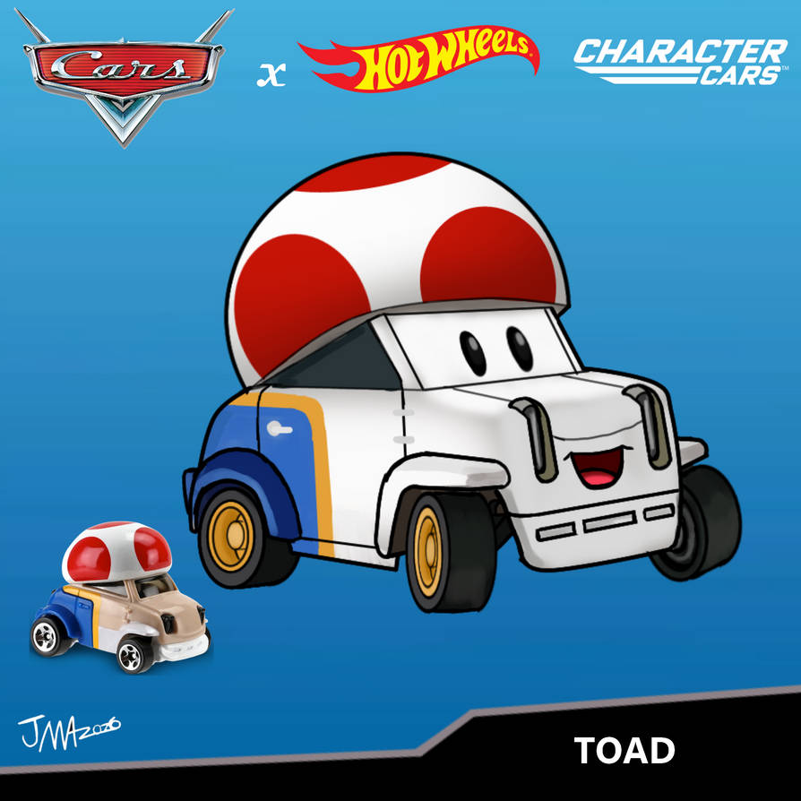 Toad Racing Car Hot Wheels Character CARS | Toad by ArtofWak on DeviantArt