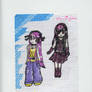Ayumu and Miharu drawing