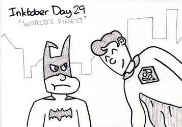 Inktober Day 29 - World's Finest