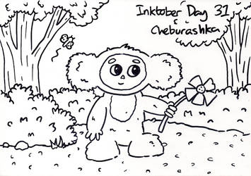 Inktober Day 31 - Cheburashka