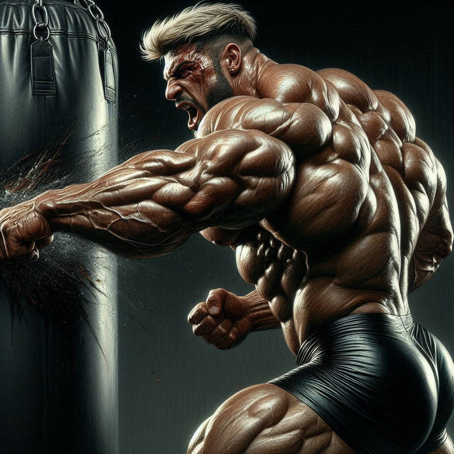Deviantart Bodybuilder Therapy MUSCLES EN ACTION 93 (BONUS) by RVGRRR67 on DeviantArt