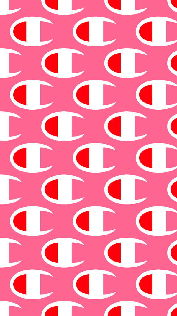 Champion Pattern Wallpaper Pink 1080x By Tdotwallpapers On Deviantart