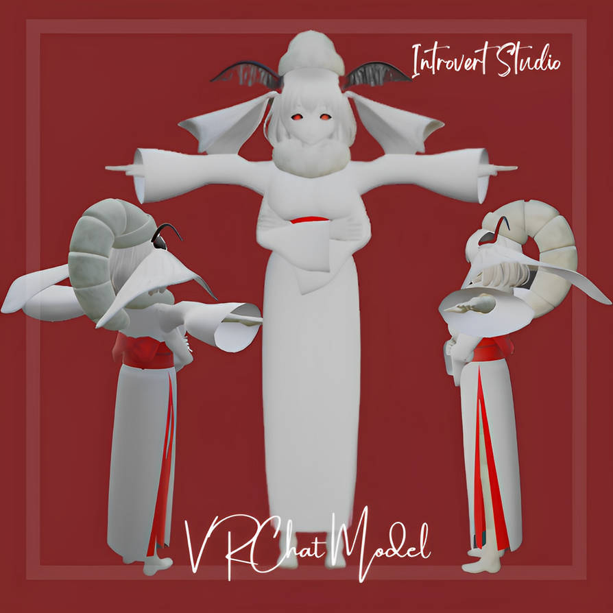 Lidia 3D Model for VRChat and Vtubing by IntrovertStudio on DeviantArt