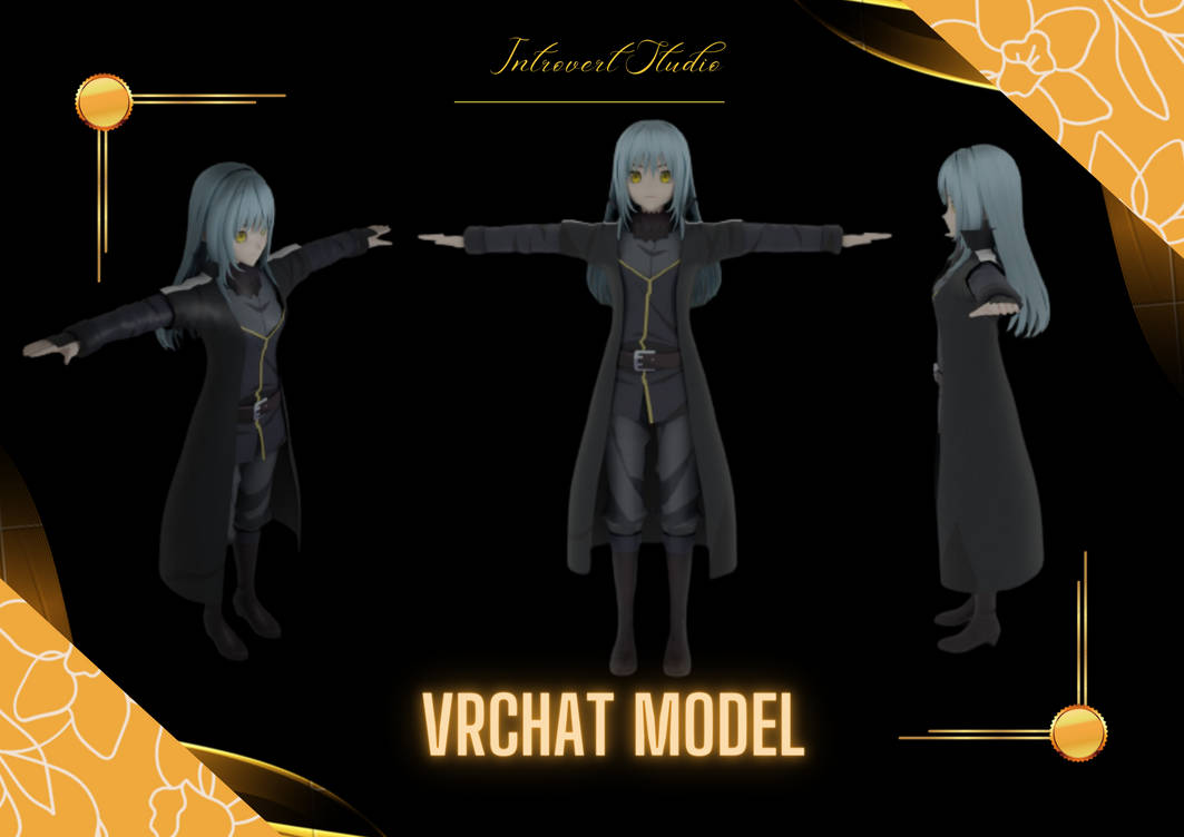 3D model for VRChat by IntrovertStudio on DeviantArt